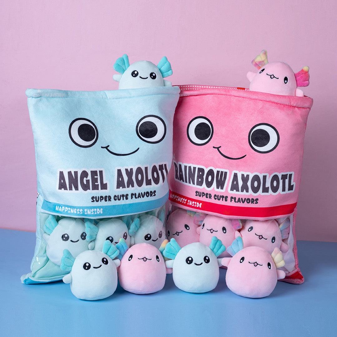 A Pack of Kawaii Axolotl Plush Dolls – Special Edition