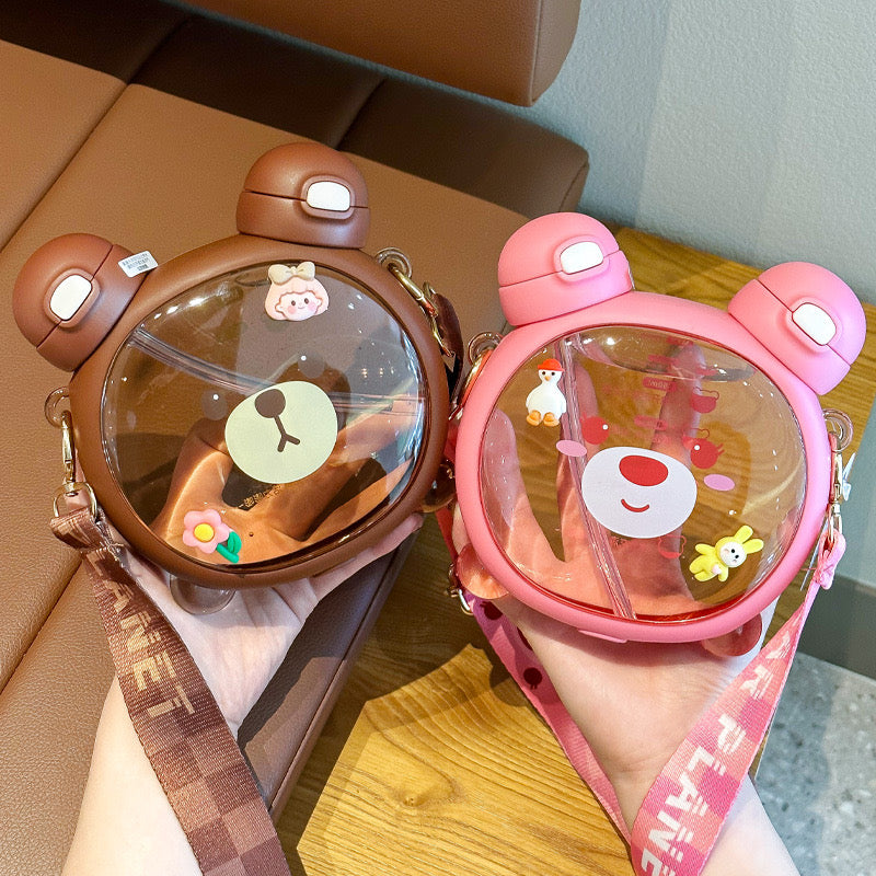 Kawaii Double Sided Bear Pastel Bottle (750ml)