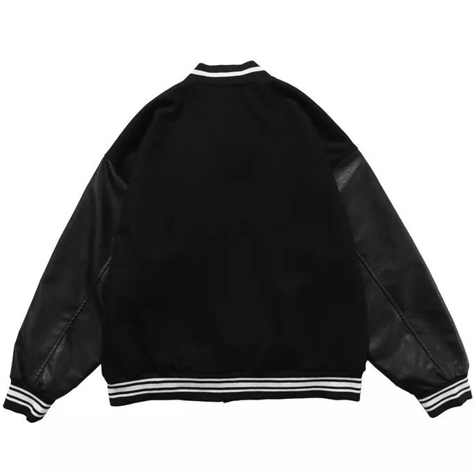 Skelet mouwen Varsity jas