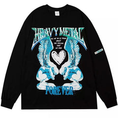 Maglietta Heavy Metal Forever LS