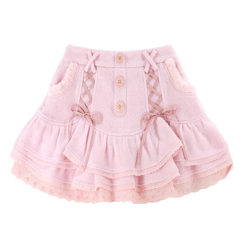 Dollette Sweet Lolita Pink Mini-nederdel