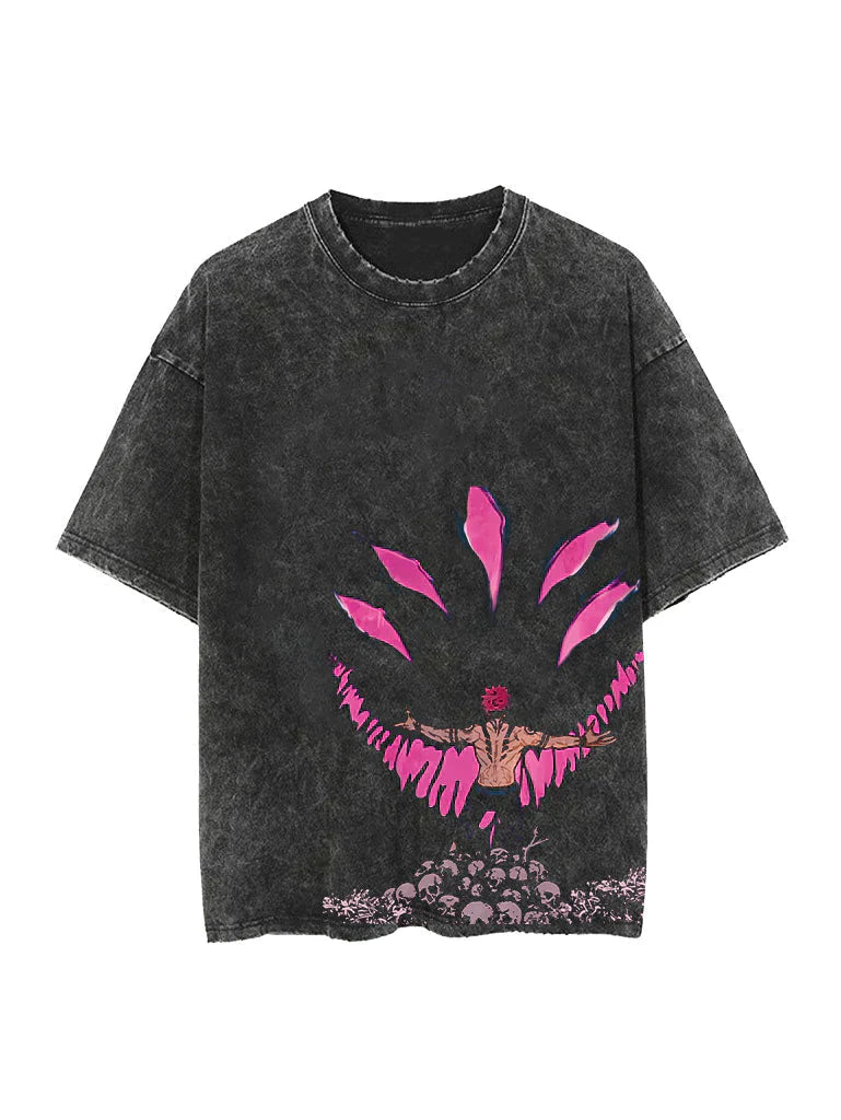 SUKUNA VINTAGE OVERSIZE TEE Kawaii Side