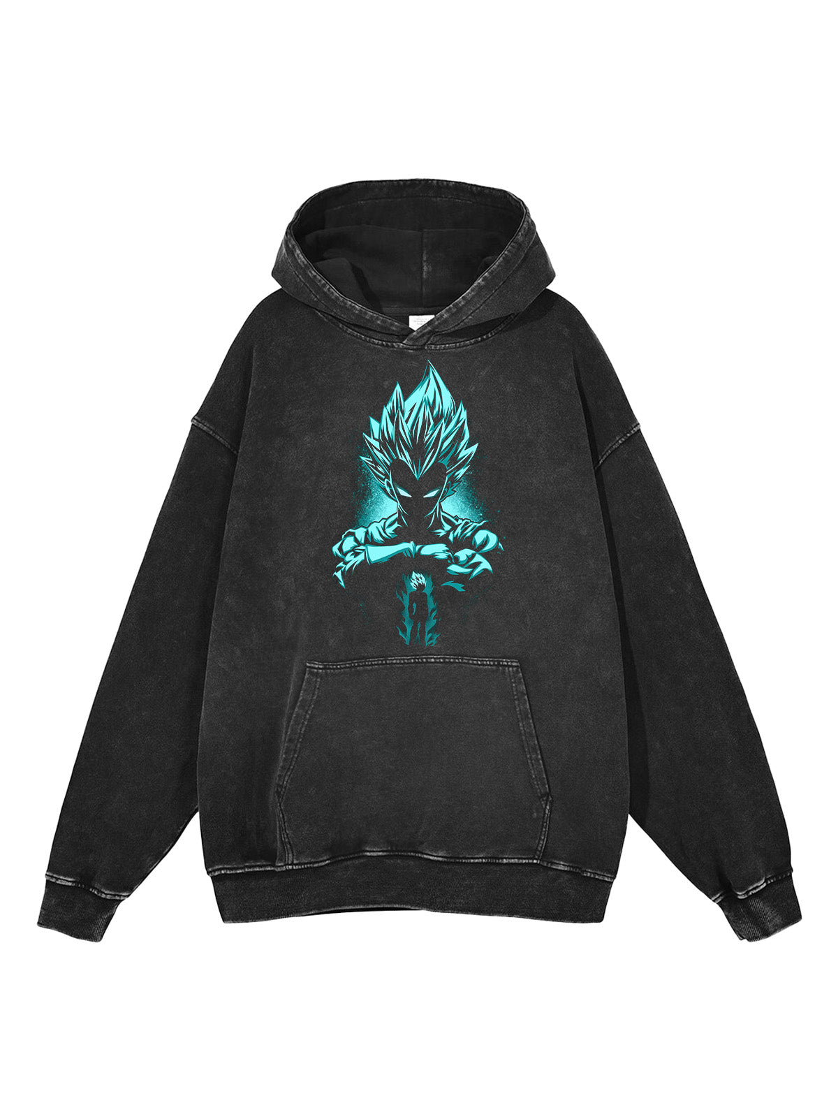 VEGETA VINTAGE HOODIE Kawaii Side