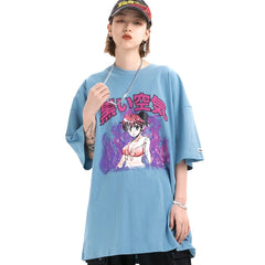 Anime Girl x Flames T-shirt