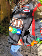 Chaqueta cortavientos de motociclista de M&M's