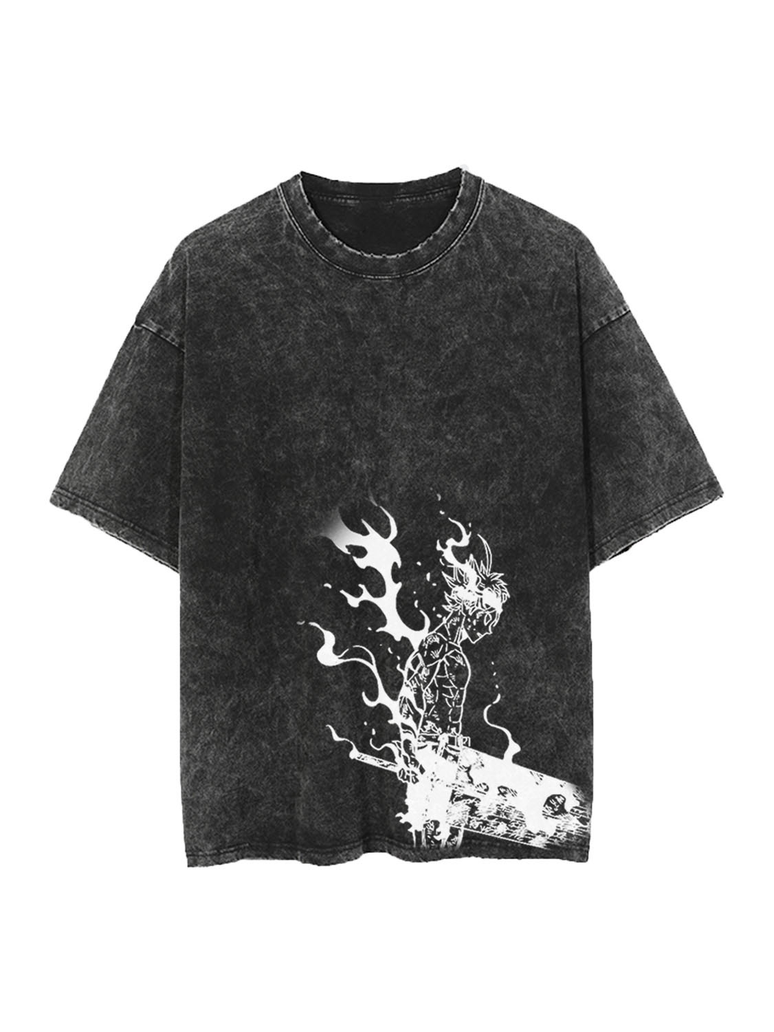 BLACK CLOVER ASTA VINTAGE OVERSIZE TEE Kawaii Side