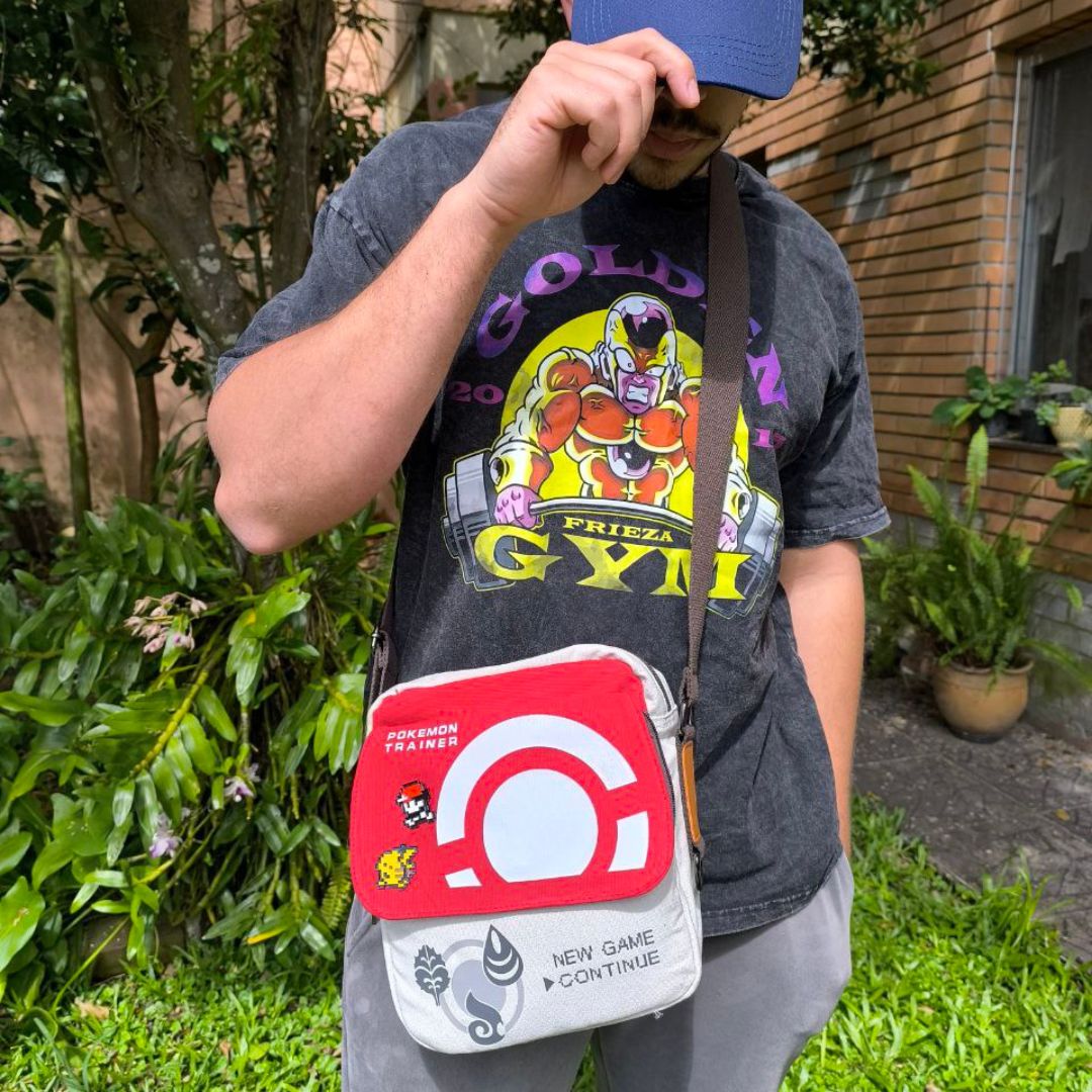 Trainer Shoulder Bag + Limited Freebie Pin Pixel Art