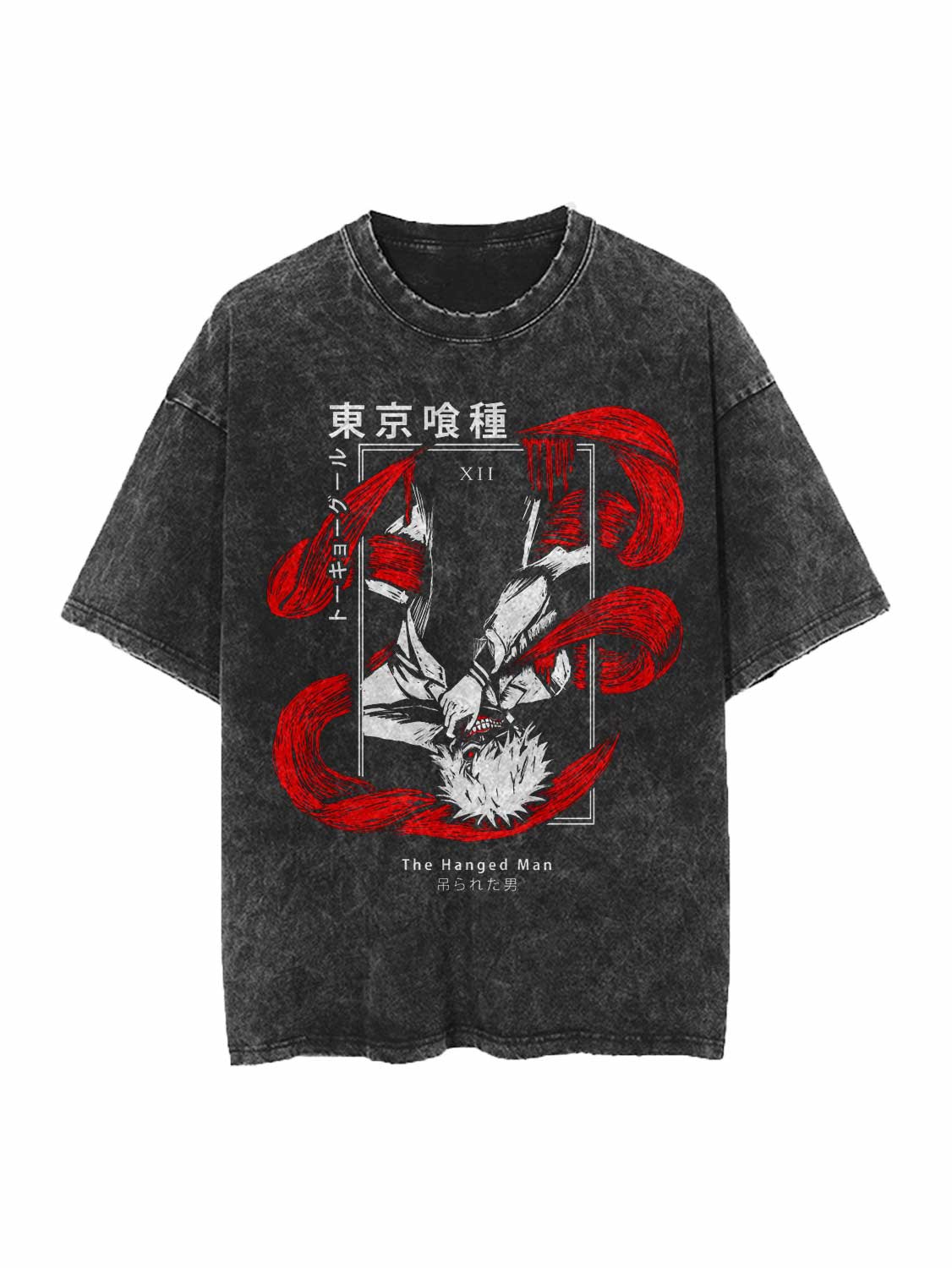 TOKYO GHOUL KANEKI KEN VINTAGE OVERSIZE TEE Kawaii Side