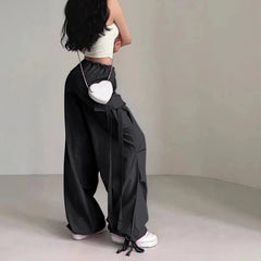 Oversized Cargo Y2K Sports Pants