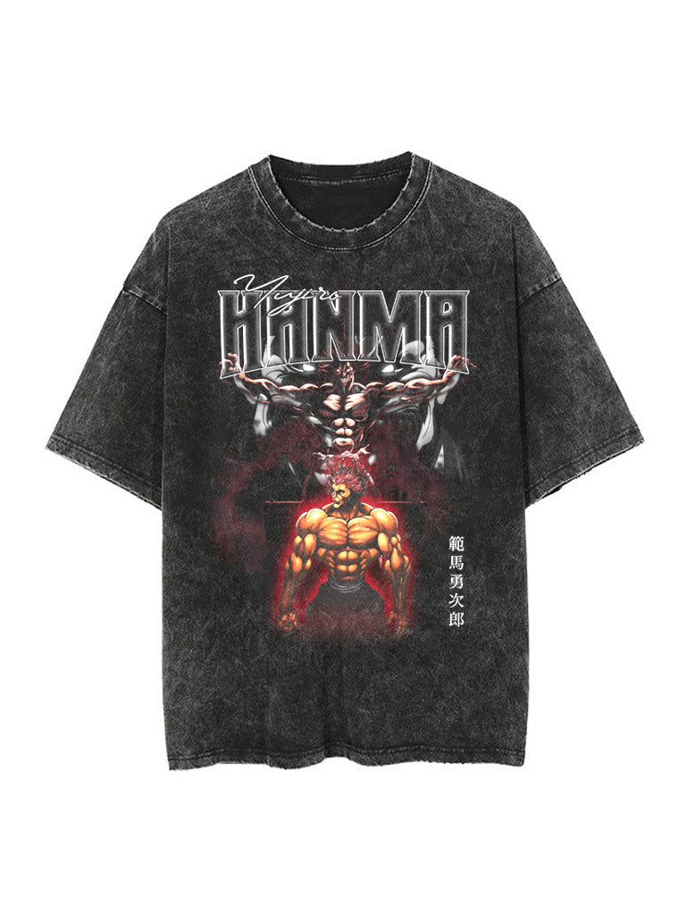 YUJIRO HANMA VINTAGE TEE Kawaii Side