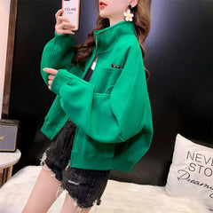 Korean Oversized Zipper Jacket