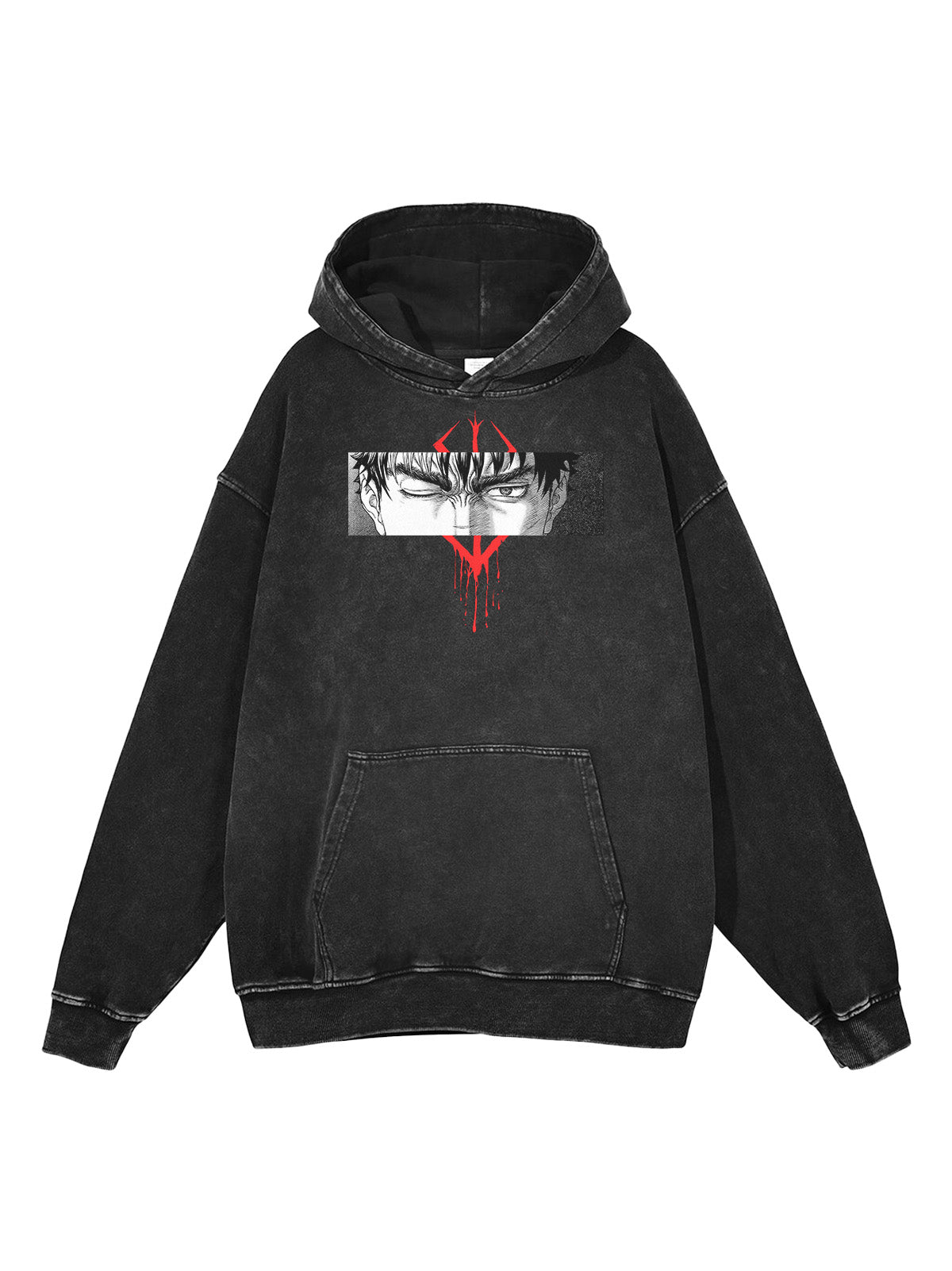 GUTS SACRIFICE BRAND VINTAGE HOODIE Kawaii Side