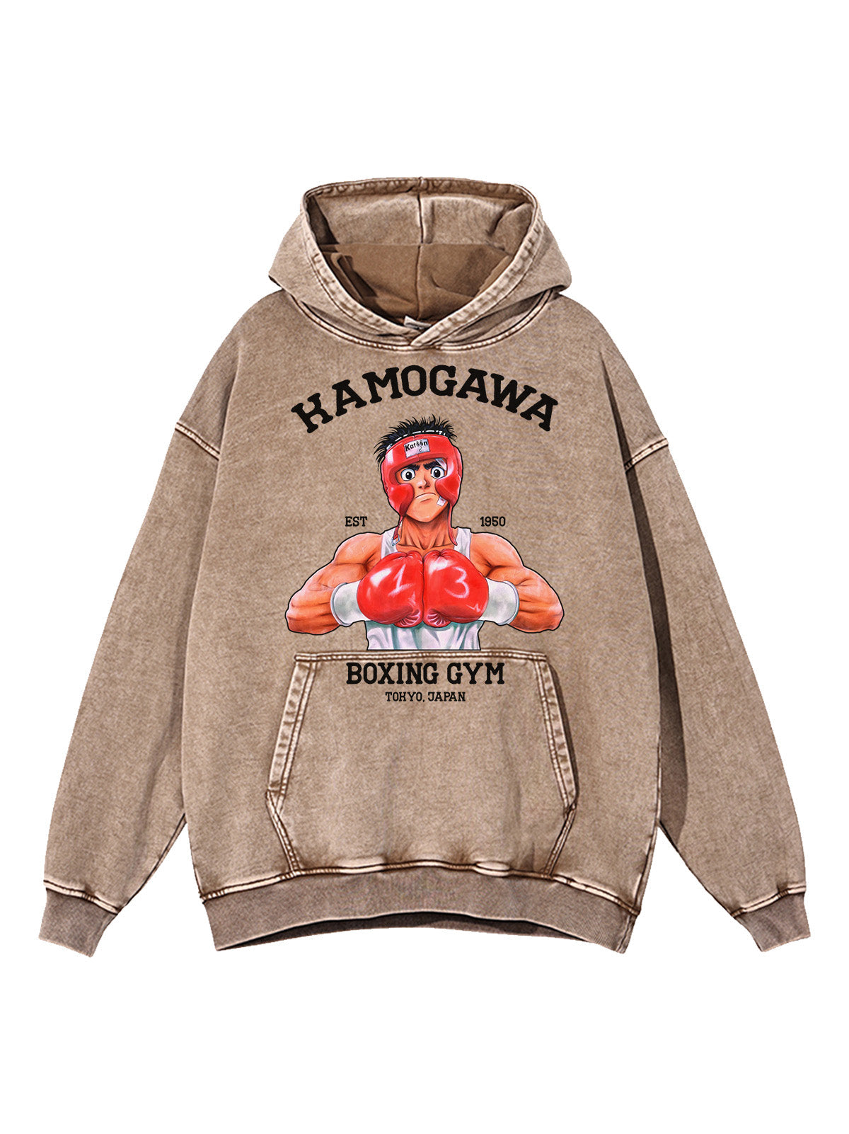 HAJIME NO IPPO VINTAGE HOODIE Kawaii Side