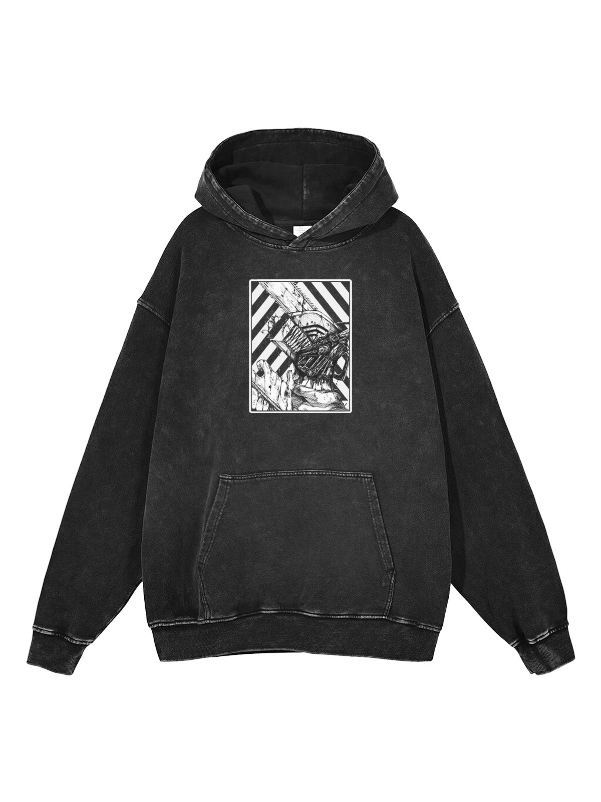 CHAINSAW MAN VINTAGE HOODIE Kawaii Side