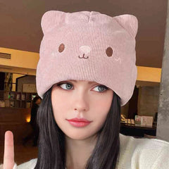 Kawaii Cat Knitted Hat