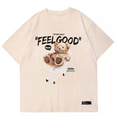 “FEEL GOOD” Bear T-Shirt