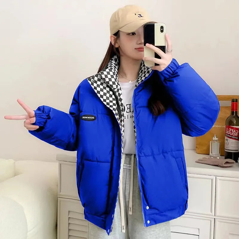 Winter Zipper Jacket Kawaii Side