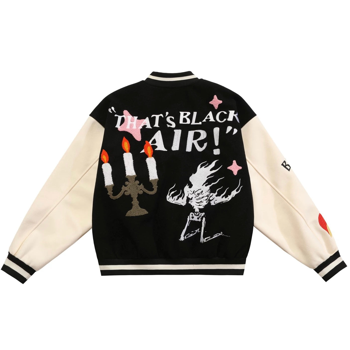 Burning Skull Varsity-jas