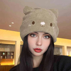 Kawaii Cat Knitted Hat