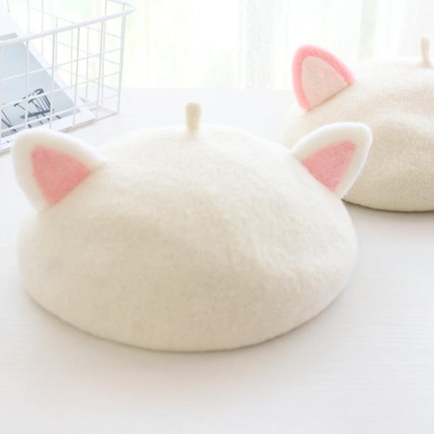 Cute Beret Cap Kawaii Side