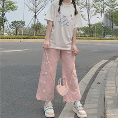 Pantaloni stile giapponese Harajuku Kawaii