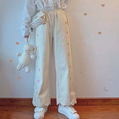 Pantaloni stile giapponese Harajuku Kawaii