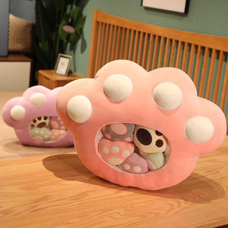 A Pack of Kawaii Cat Paw Plushies – Special Edition