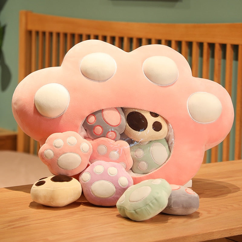 A Pack of Kawaii Cat Paw Plushies – Special Edition