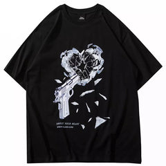 Heart Shot & Shattered T-Shirt