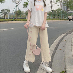 Pantaloni stile giapponese Harajuku Kawaii