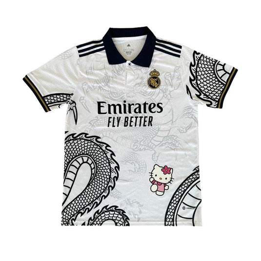 Real Madrid Hello Kitty T-Shirt | Chinese Dragon Edition GatoGeek