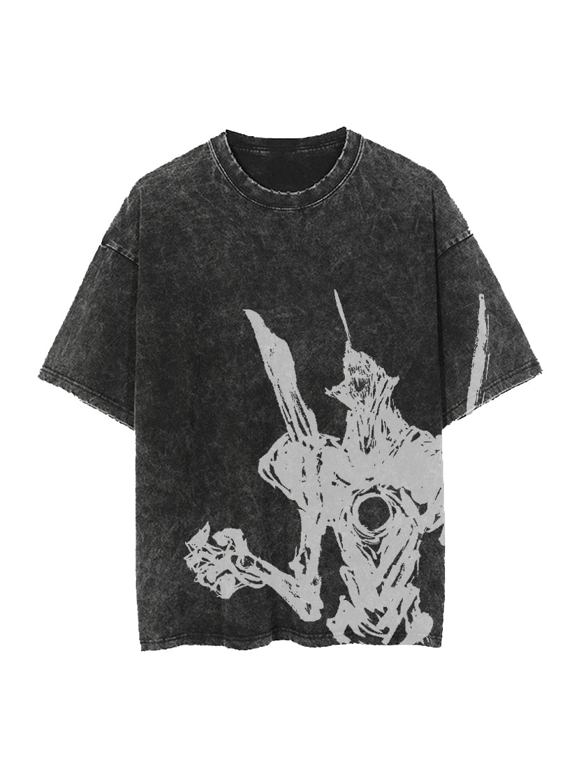 EVANGELION ART VINTAGE TEE Kawaii Side