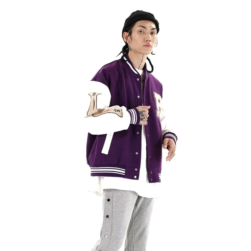 Chaqueta Skeleton Sleeve Varsity