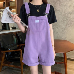 Korean Style Denim Overalls