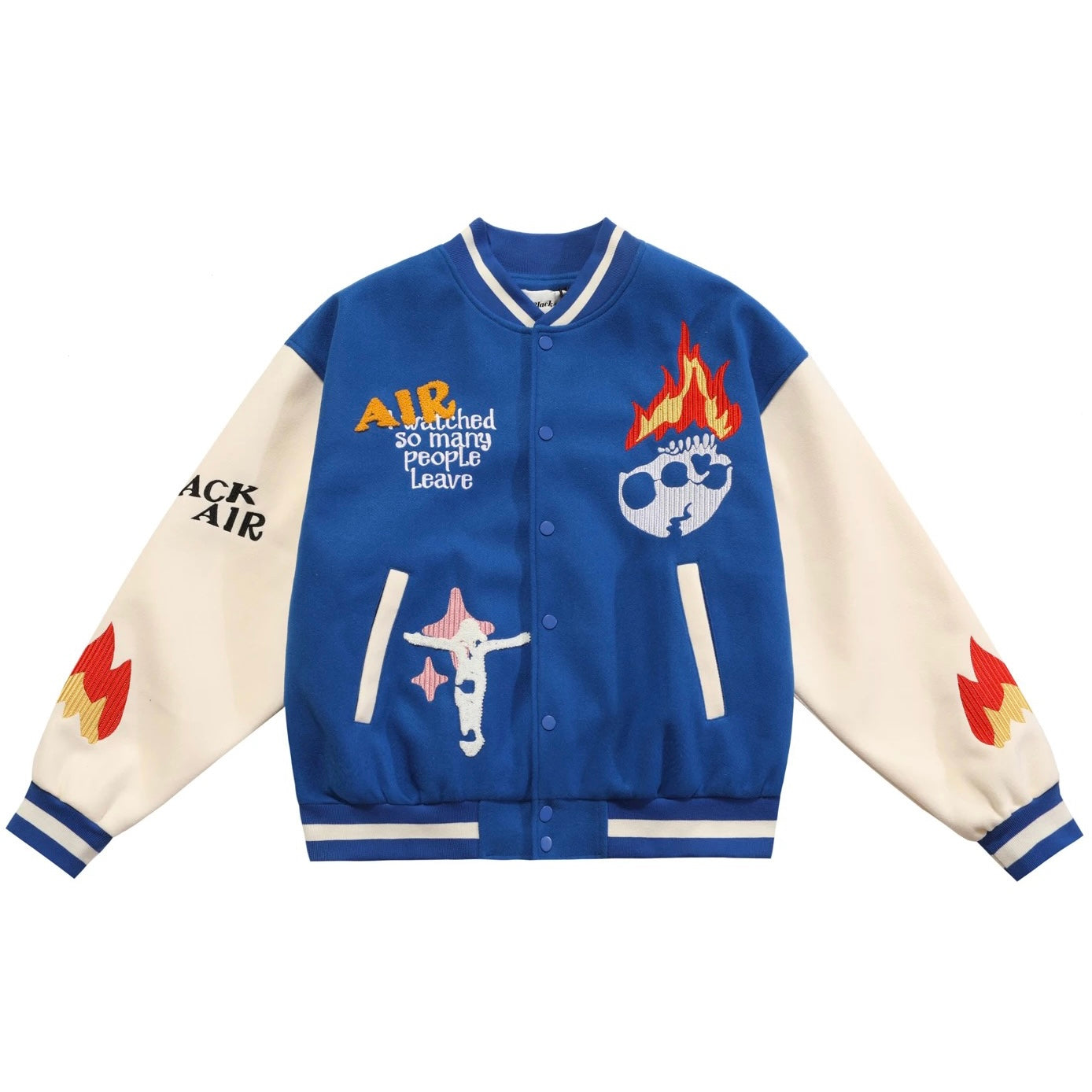 Burning Skull Varsity-jas