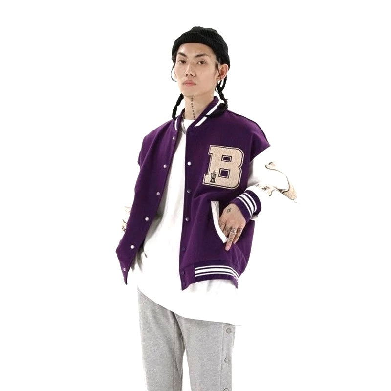 Skelet mouwen Varsity jas