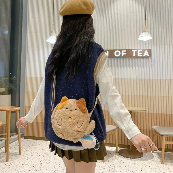 Kawaii Therapy Cat Harajuku Shoulder Bag – Limited Edition