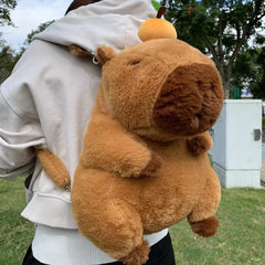 Adorable Capybara Plush Backpack – Limited Edition