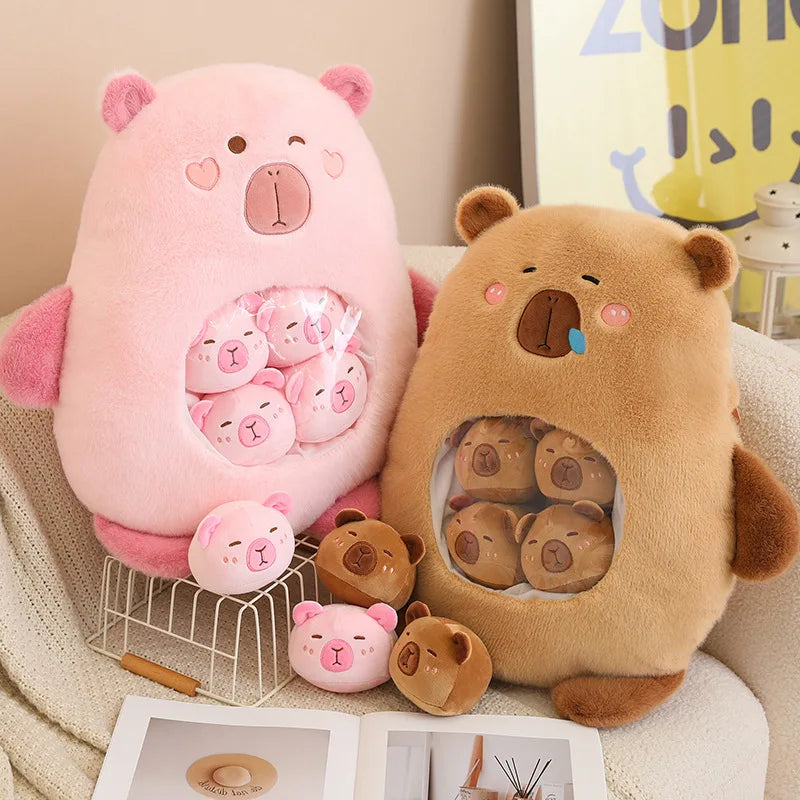 A Pack of Capybara Pig Animal Dolls – Special Edition