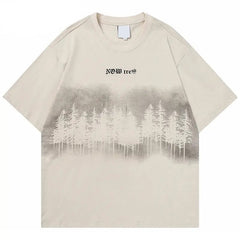 T-shirt Foresta appannata