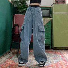 Wide Leg Cargo Pants