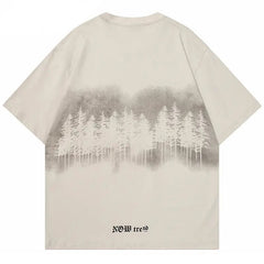 T-shirt Foresta appannata