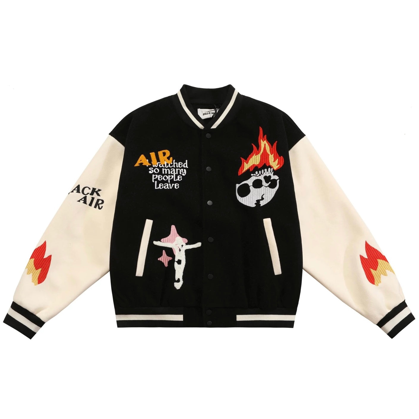 Burning Skull Varsity-jas