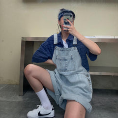 Hyggelige retro denim overalls