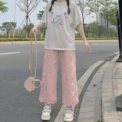 Pantaloni stile giapponese Harajuku Kawaii