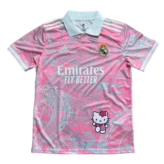 Real Madrid Hello Kitty T-Shirt | Chinese Dragon Edition