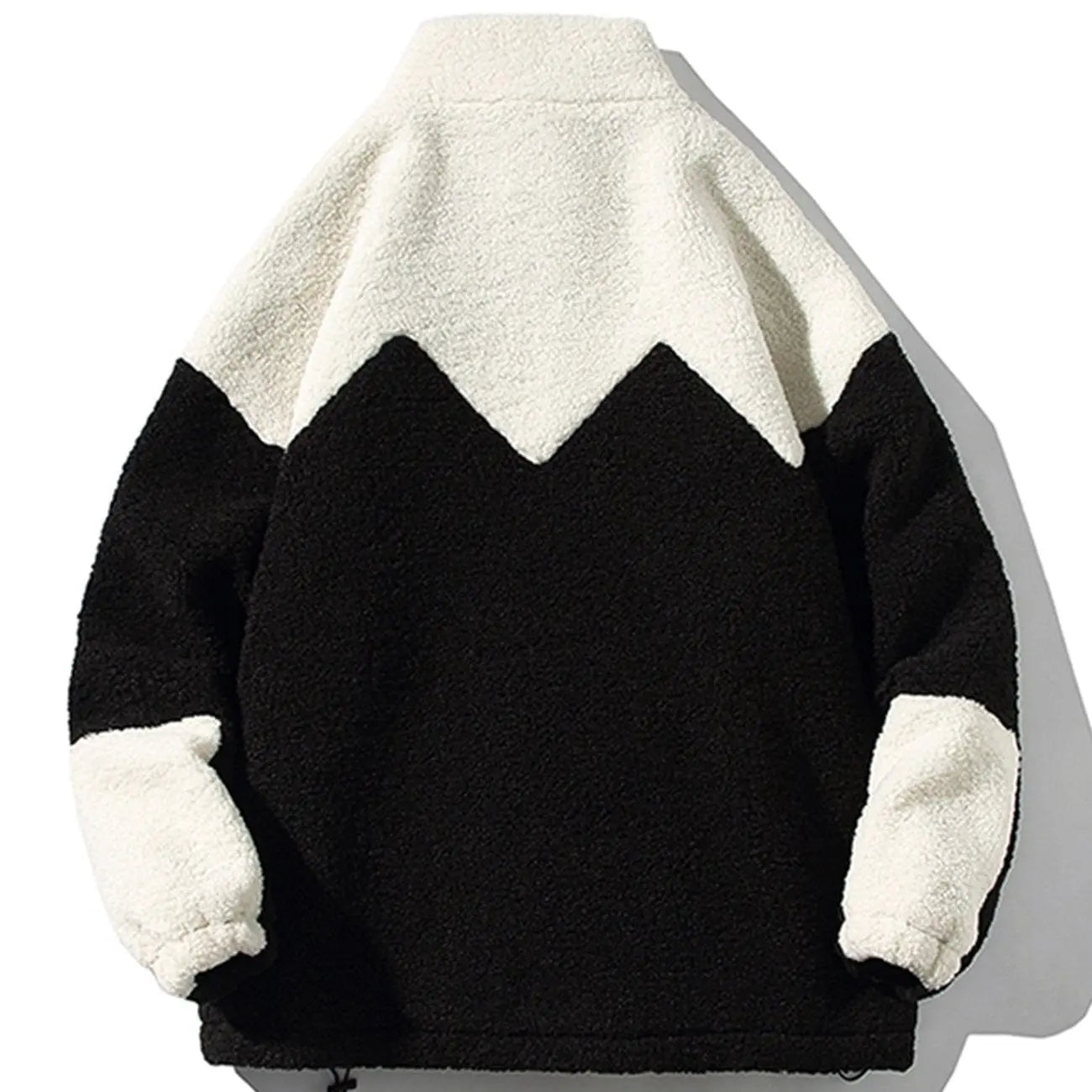 Color Matching Sherpa Winter Coat - Kawaii Side