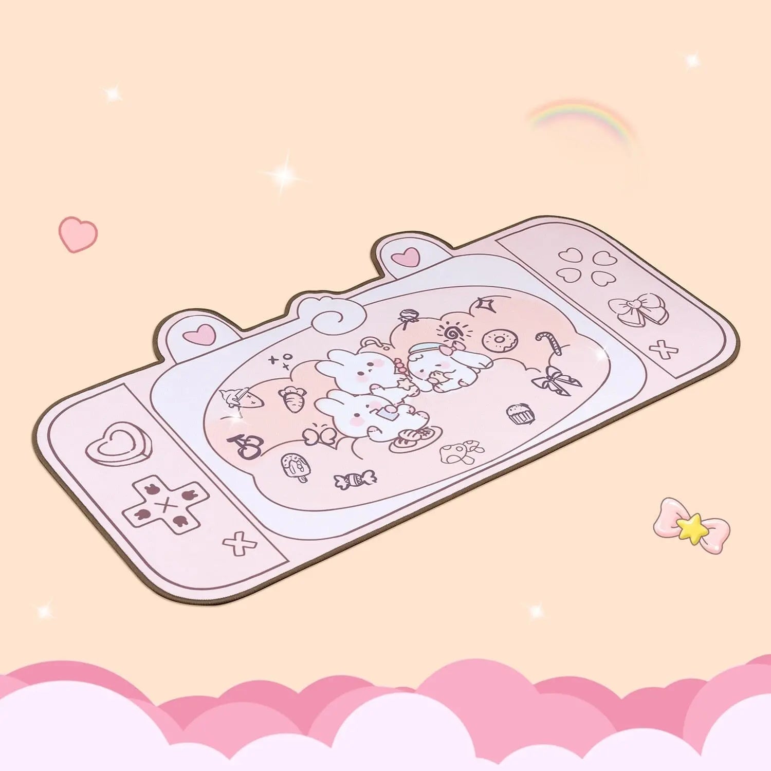 DeskPad Fofo Piquenique de Coelhinhos - Kawaii Side