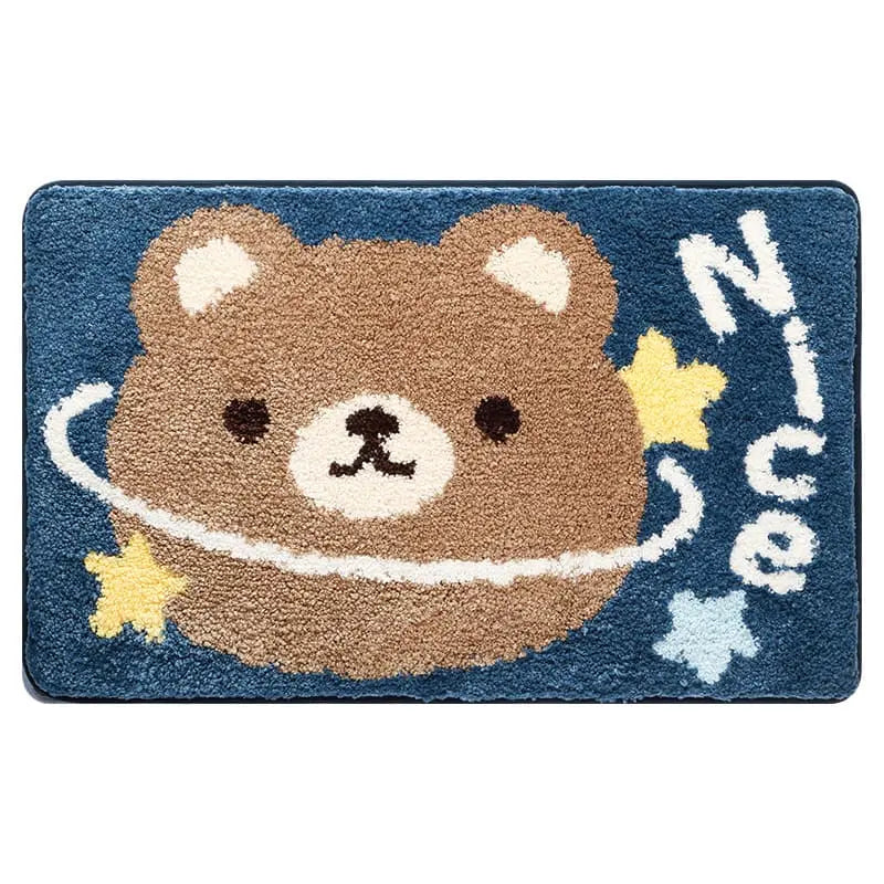 Cute Cartoon Letter Animals Friends Rugs & Mats - Kawaii Side