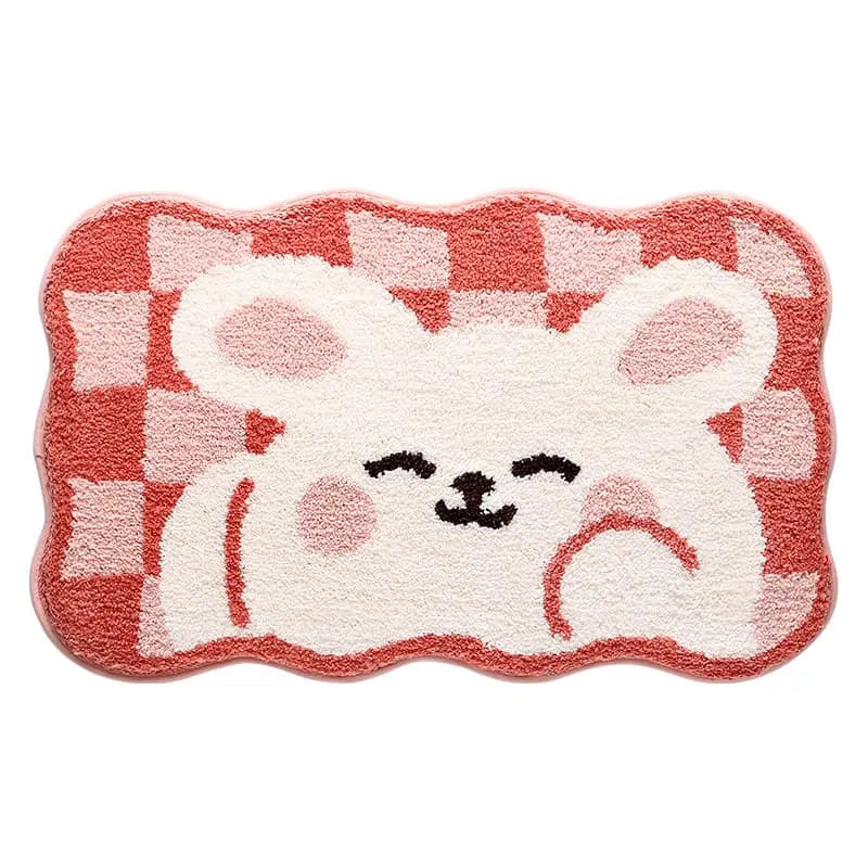 Cute Cartoon Letter Animals Friends Rugs & Mats - Kawaii Side